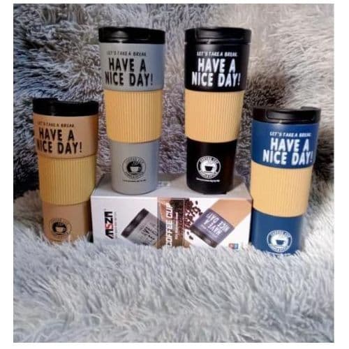 Coffee cup flask, view 3