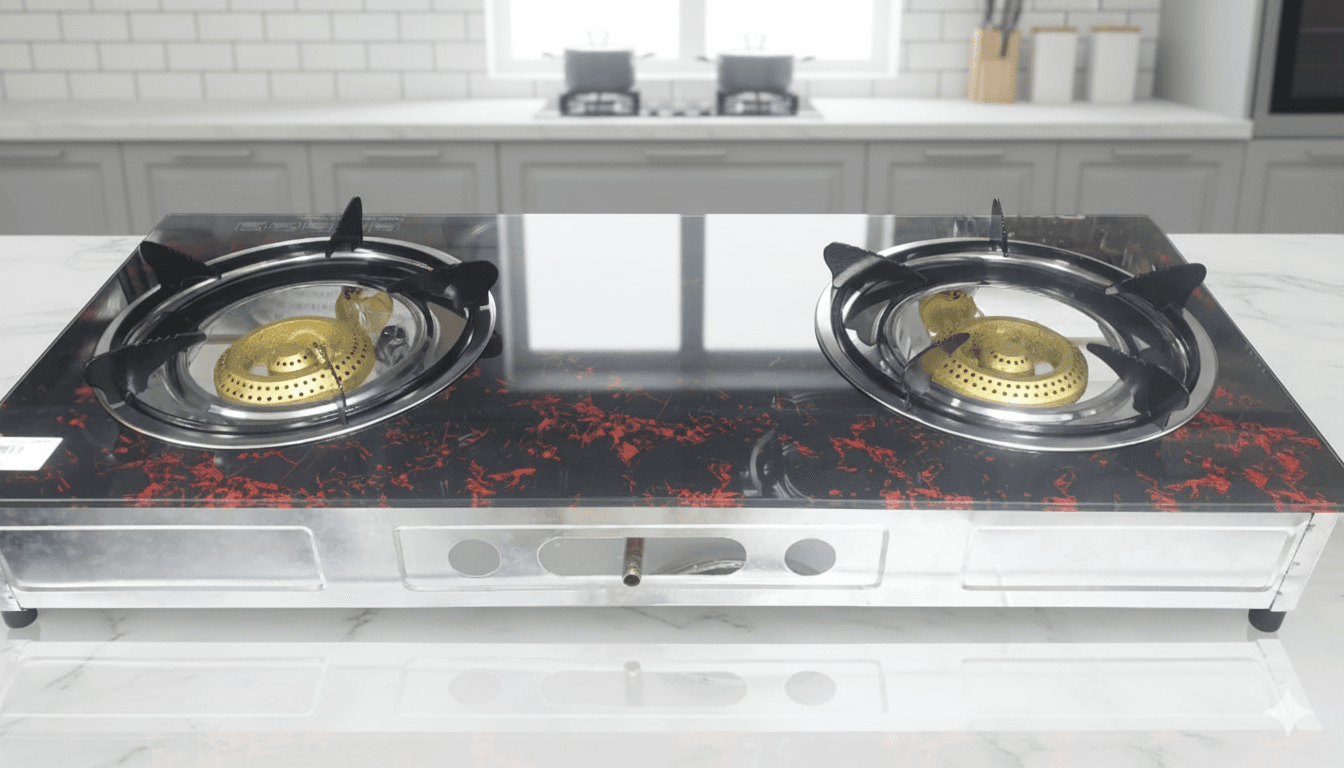 Dessini double gas stove