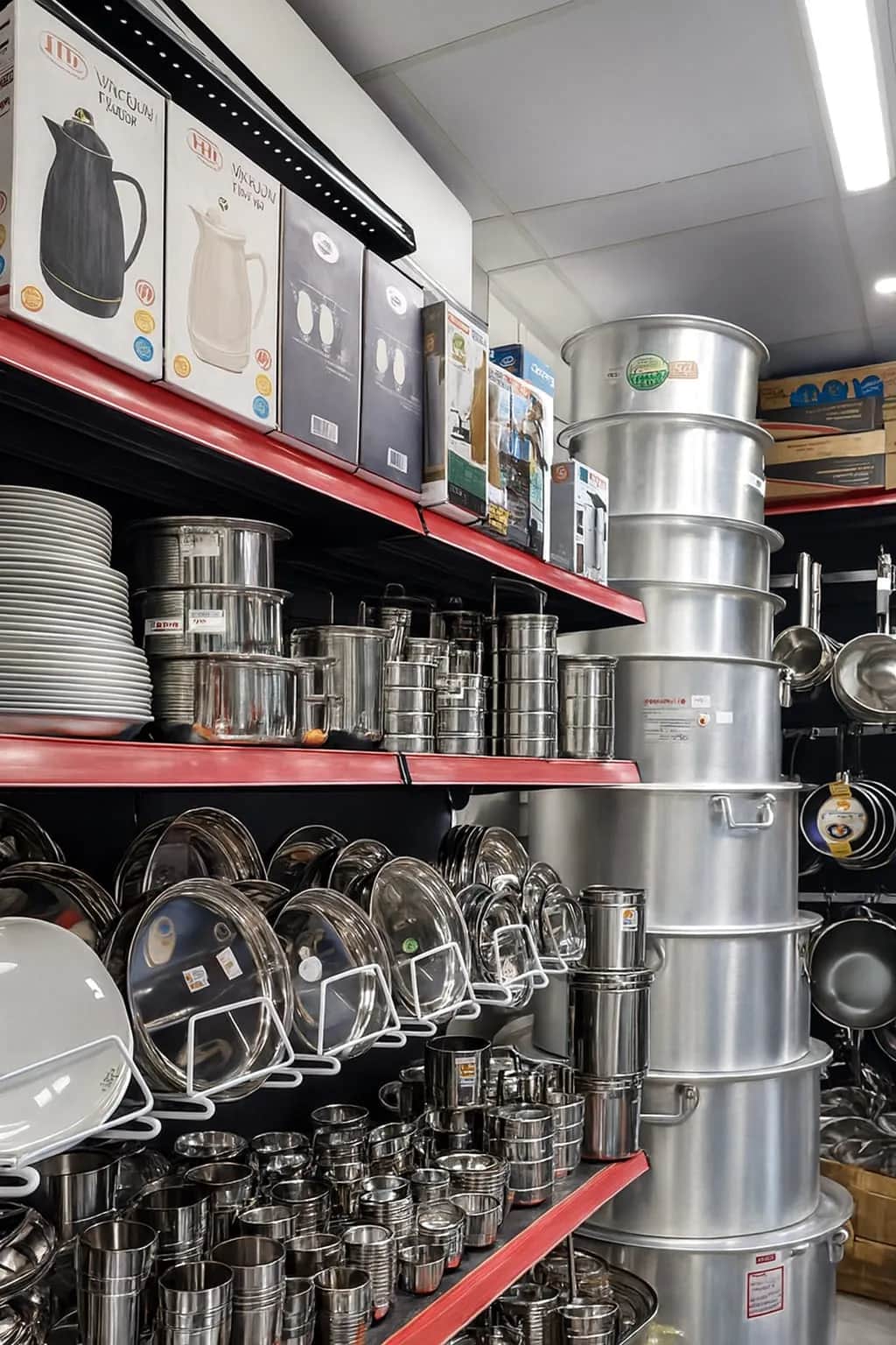 Cookware displayed at Shop House