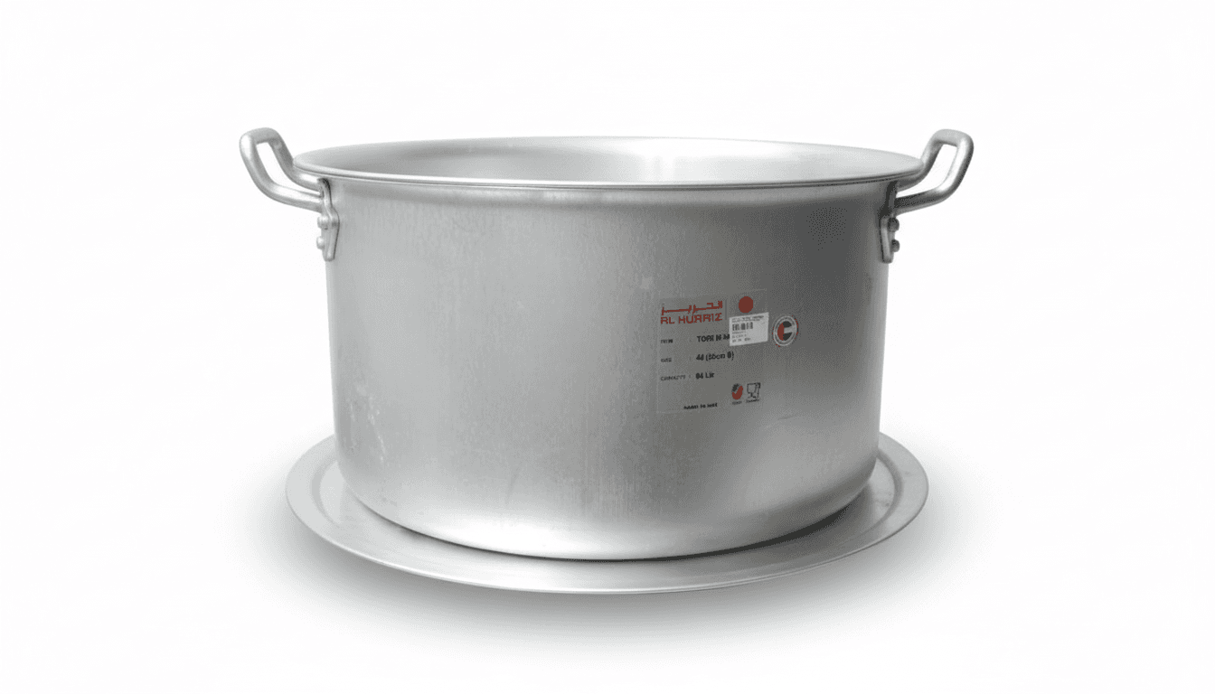 Al huraiz aluminium top with handle 60cm 84 ltr
